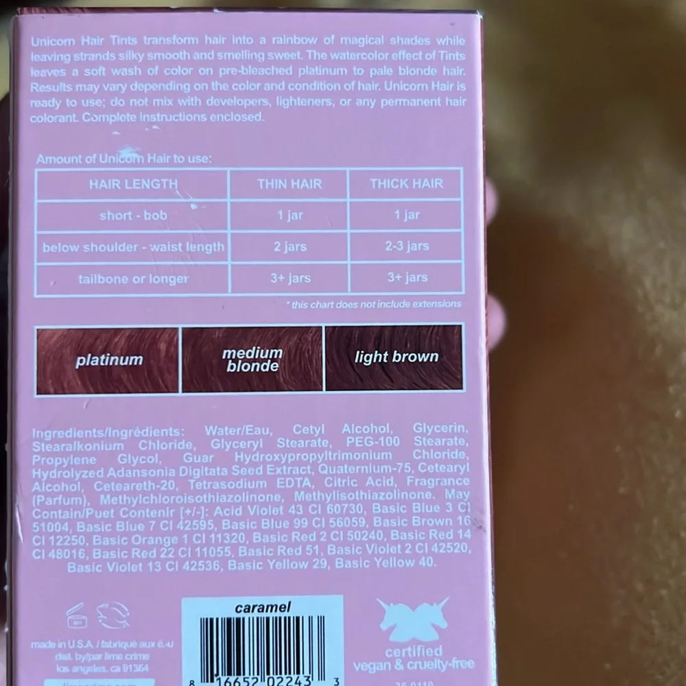 Lime crime unicorn hair - Picture 3 of 3